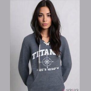 Vineyard Crew 90s Titanic Nautical Hoodie Small Unisex